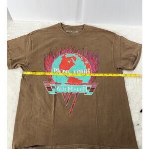Van Halen 1979 World Tour Graphic T Shirt XL Rock Band Concert Tee NWOT